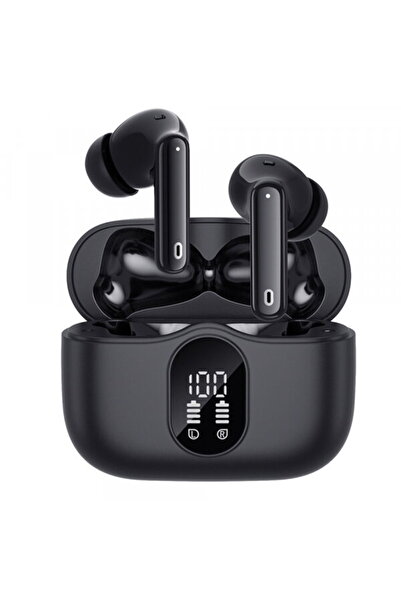 Techsuit Casti True Wireless CW3 WaveBeat 100, Bluetooth, ANC, Negru