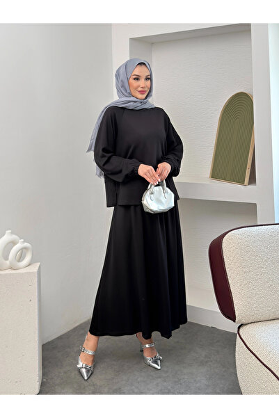 Mihran Butik Elite Model Modal Fabric Women's Top and Bottom Set