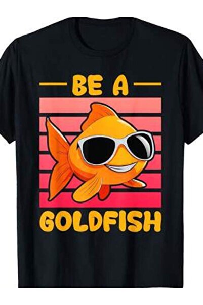 26LIK Be A Goldfish Happiest Animal On Earth Koi Owners T-Shirt
