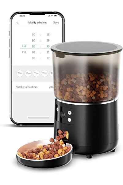 UANDME U&Home Automatic Cat Feeder with Camera, the Ultimate Automatic Pet Fe...