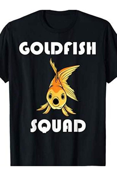 2BIR Watching You Cute Goldfish Aquarium T-Shirt