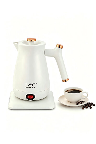 LAC LAICHY 800W Electric Turkish Coffee Pot, 500ML Small Portable Coffee Make...