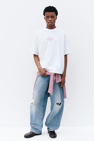 Pull & Bear STWD grafik baskılı tişört