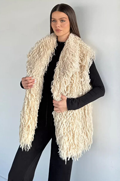 TOZLU Women's Lined Tasseled Vest (Available in Sizes S-M-L-Xl)