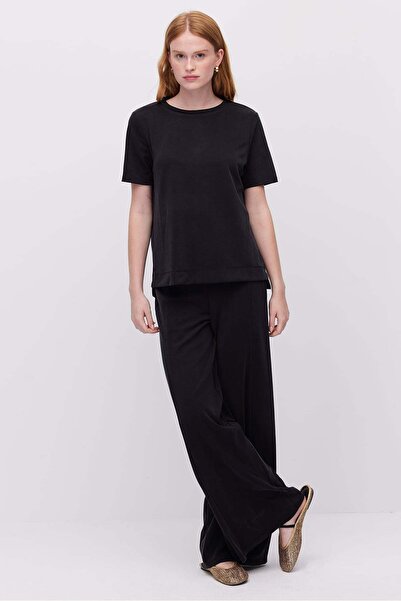 PAULMARK Women's Flowy Wide-Leg Pants