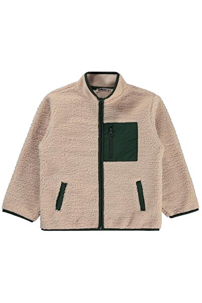Civil Boys Micro Pocket Cardigan for 6-9 Years Old - Beige