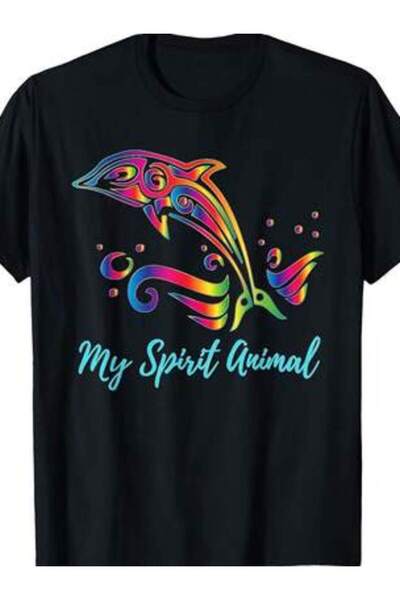 2BIR Is My Spirit Animal Love Cute, Dolphin Lover Tee T-Shirt