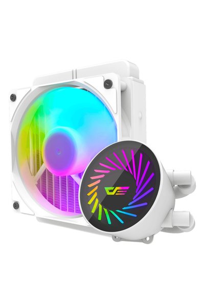 darkFlash DCS120 120mm AIO Liquid CPU Cooler, ARGB PWM Fan, 84.2 CFM, 2000RPM...