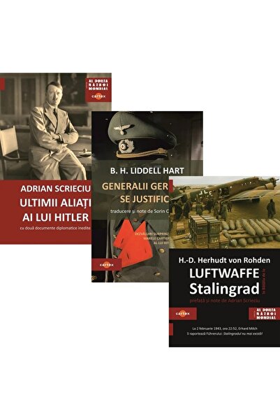 Cartex Pachet 3 carti: Al Doilea Razboi Mondial - Adrian Scrieciu, B.H. Lidde...
