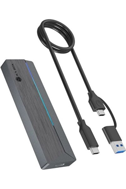 Icy Dock Icy Box Εξωτερική Θήκη M.2 SATA & NVMe IB-1826MCL-CU31 USB-C/A 3.2 G...