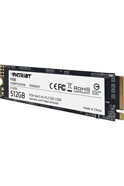 Patriot 256GB P300P256GM28 Μονάδα Στερεάς Κατάστασης M.2 PCI-E SSD M.2