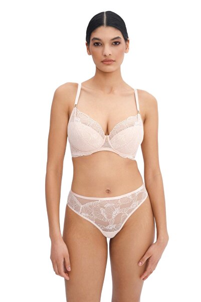 ALLES Sutien push-up bej Posh Routine pentru mărirea sânilor, mărimea 65D