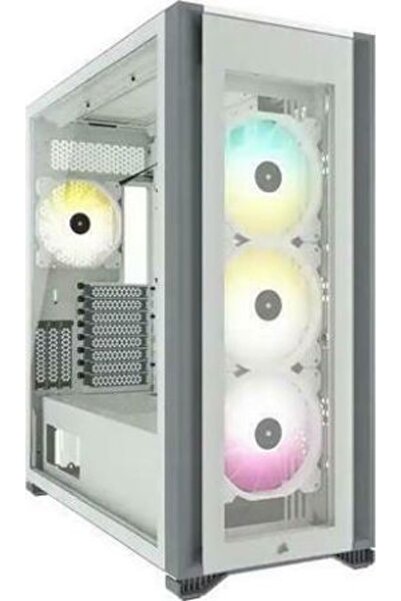Corsair iCUE 7000X RGB Πλήρες Πύργος Υπολογιστή χωρίς Τροφοδοτικό Λευκό/Γκρι