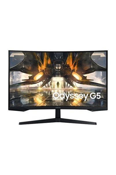Samsung LCD LED 32 " Odyssey G55A LS32CG554EUXEN WQHD Μαύρο Κυρτή