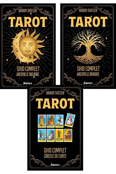 LIBREX Pachet 3 carti: Tarot. Ghid complet (Arcanele Majore + Arcanele Minore...