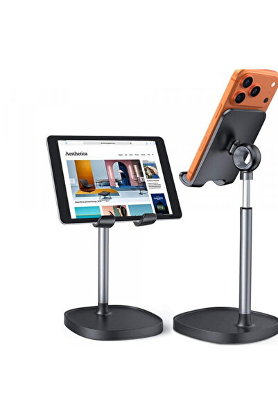 LISEN Mechanical Desk Holder for Phone / Tablet, 4inch - 10inch, Black YL0421...