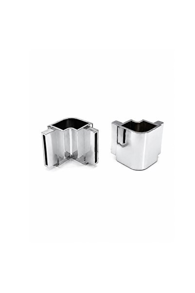 Pratiko Shower Cabin Corner Wedge Chrome 10-Piece Pack