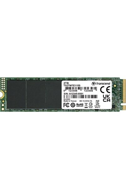 Transcend 1TB MTE115S TS1TMTE115S Μονάδα Στερεάς Κατάστασης PCI-E SSD M.2