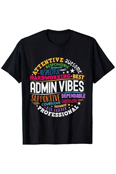 k222 Men'S Plus Size Admin Vibes School Assistant Principal Administrator Off...