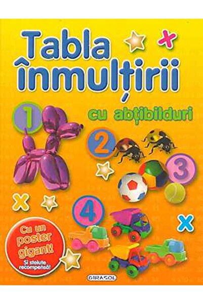 GIRASOL Tabla inmultirii cu abtibilduri