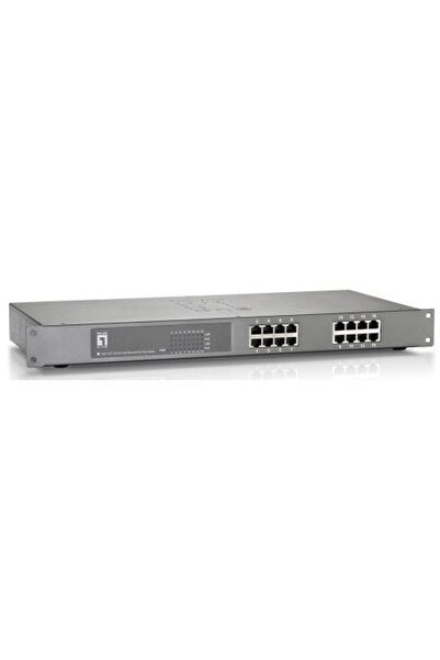 LEVEL ONE LevelOne διακόπτης rackmount 16 θυρών PoE+ FEP-1612 RJ-45 10/100 Mbps