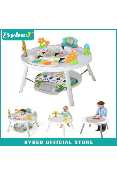 BYBEO Baby Jumper, Adjustable Babies Bouncer, Multifunctional Activity Table,...