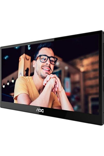 Aoc LCD LED 15.6 " 16T3EA Φορητή Οθόνη Full HD Μαύρη