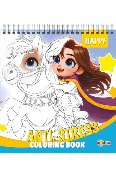 Dorinta Anti-stress coloring book: Happy