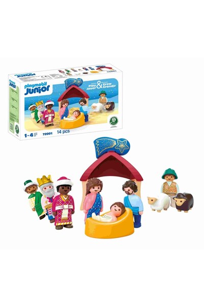 Playmobil Junior Scena de Craciun nasterea Domnului