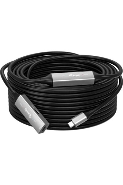 EQUIP Ενεργό Καλώδιο USB 3.2 Gen1 USB-C Αρσενικό σε USB-C Θηλυκό 15μ Μαύρο (1...