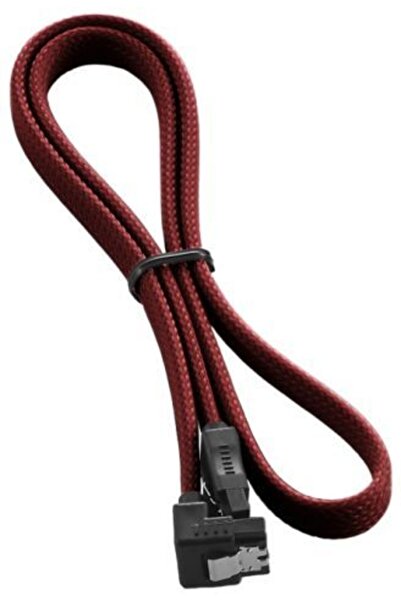 CableMod Καλώδιο SATA 3.0 Αρσενικό σε Αρσενικό Γωνιακό 60 εκ. Κόκκινο του αίμ...