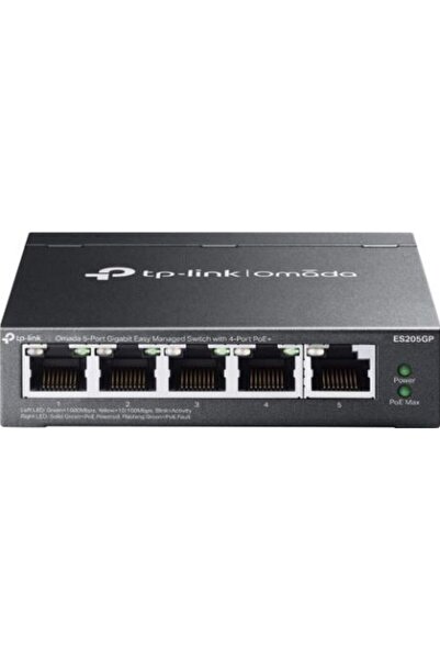 TP-LINK Διακόπτης 5 (4 PoE+) θυρών ES205GP RJ-45 10/100/1000 Mbps