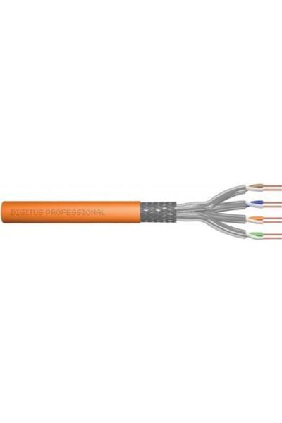 Digitus Καλώδιο RJ45 Κατηγορίας 7 S/FTP 50 μ. Πορτοκαλί (DK-1743-VH-050)