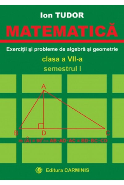 CARMINIS Matematica. Exercitii si probleme de algebra si geometrie - Clasa 7 ...