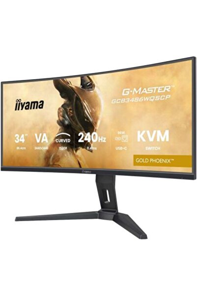 IIYAMA LCD LED 34 " G-Master Gold Phoenix GCB3486WQSCP-B1 UWQHD Μαύρο Κυρτή