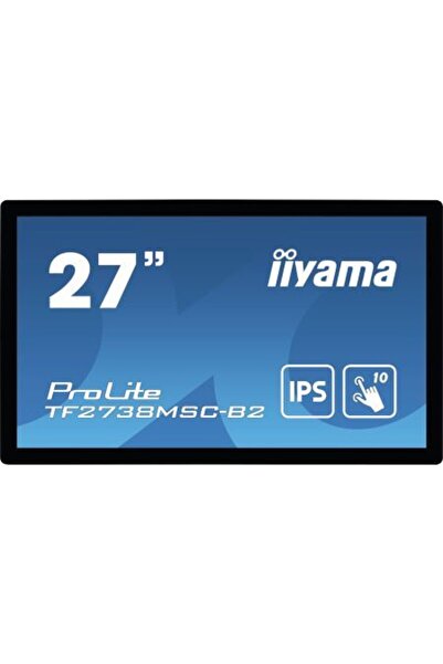 IIYAMA LCD LED 23.8 " ProLite TF2738MSC-B2 Οθόνη αφής Full HD Μαύρο