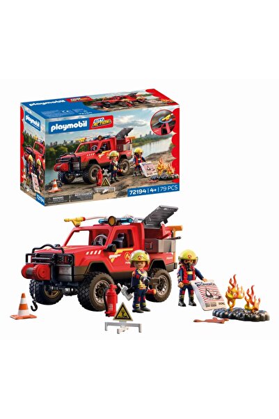 Playmobil Jucarie de rol Masina Pickup de pompieri