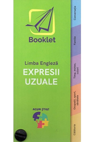 Booklet Acum stiu! Limba engleza. Expresii uzuale
