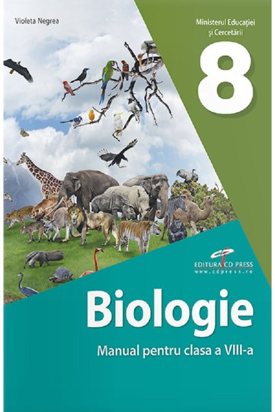 CD Press Biologie - Clasa 8 - Manual - Violeta Negrea