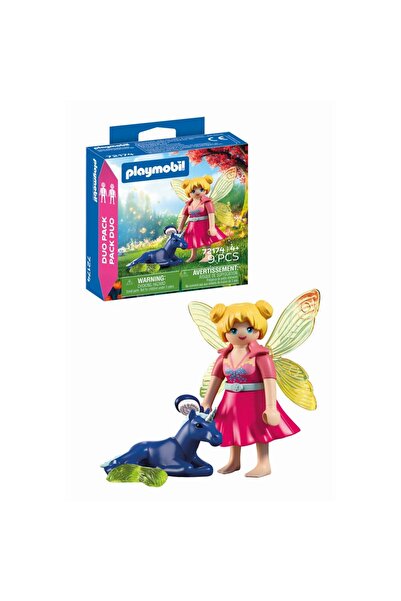 Playmobil Set 2 figurine zana cu pui de unicorn
