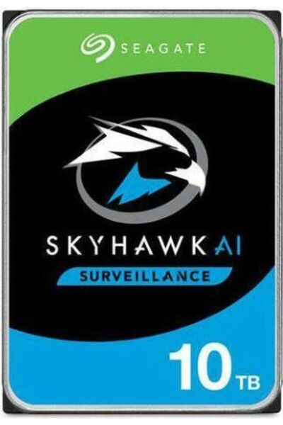 Seagate 10TB Skyhawk AI Surveillance ST10000VE001 HDD SATA III 7200rpm 256MB ...