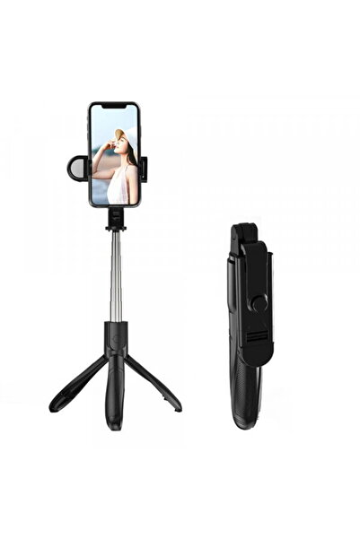 Techsuit Selfie Stick Bluetooth S01-S, Universal, Negru
