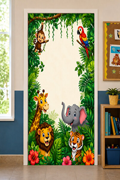 PROMISEBACKDROP2 190x75cm Husă elastică pentru ușă pentru săli de clasă, Tema...