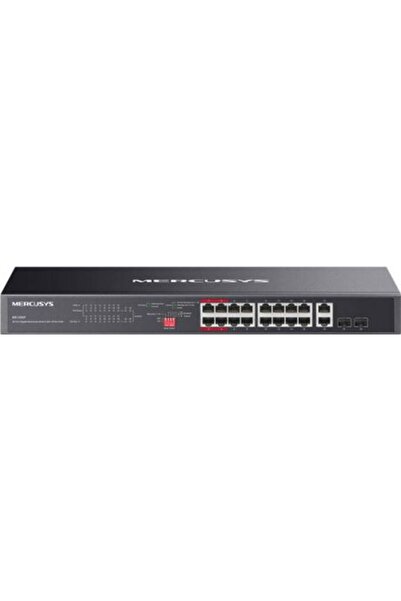 Mercusys Διακόπτης rackmount 18 θυρών (16 PoE+) MS120GP 1 Gbps, 2x Combo SFP