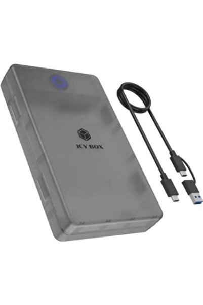 RaidSonic Icy Box Εξωτερική Θήκη Serial ATA 3.5/2.5 " IB-388-CU3 USB-C/A 3.2 ...