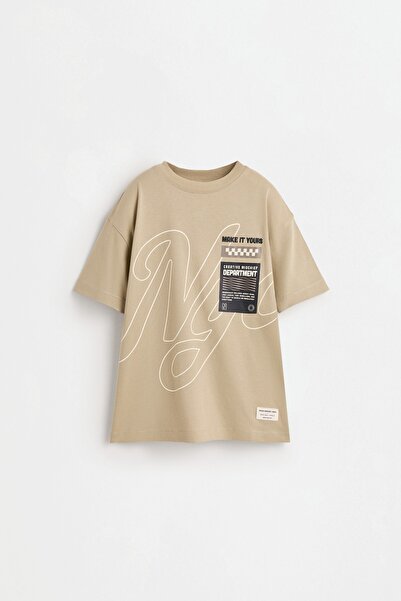 LEFTIES Kabartma desenli t-shirt