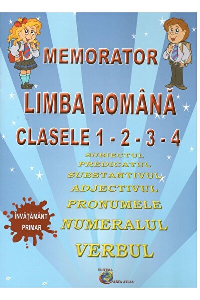 CARTA ATLAS Memorator limba romana - Clasele 1-4
