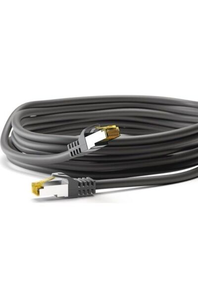 2go Goobay Καλώδιο CAT.7 RJ45 S/FTP PIMF 5μ Μαύρο (91626)