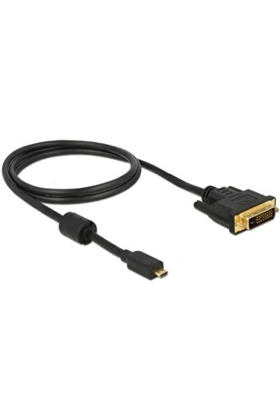 DELOCK Καλώδιο Micro-HDMI Αρσενικό σε DVI-D Αρσενικό 1 μ. (83585)