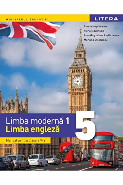 Litera Educational Limba engleza. Limba moderna 1 - Clasa 5 - Manual - Emma H...